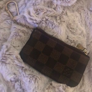 used Authentic LV key/ card holder